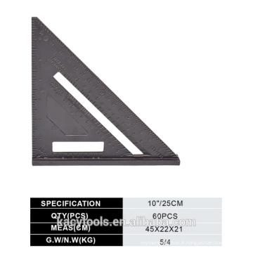 Ensemble d&#39;alliage d&#39;aluminium Règle carrée / triangulaire / Vitesse carrée